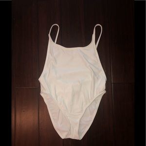 White swim suit Medium